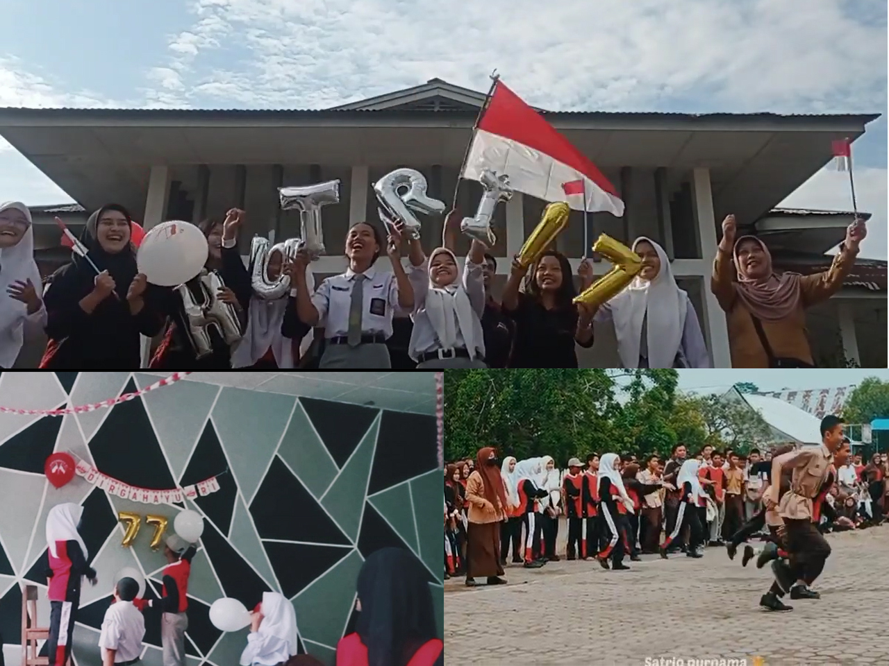 SMK N 2 Tebing TinggiSemarak HUT RI Ke 77